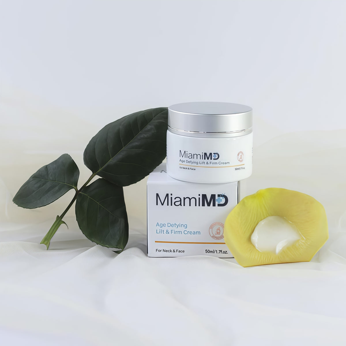 MiamiMD Age-Defying Lifting & Firming Face Cream for Women - Lift & Firm for Anti Aging, Wrinkle Reducer & Hydrating Moisturizer for Smooth, Radiant Skin, Tightening Cream for Face & Neck – 1.7oz