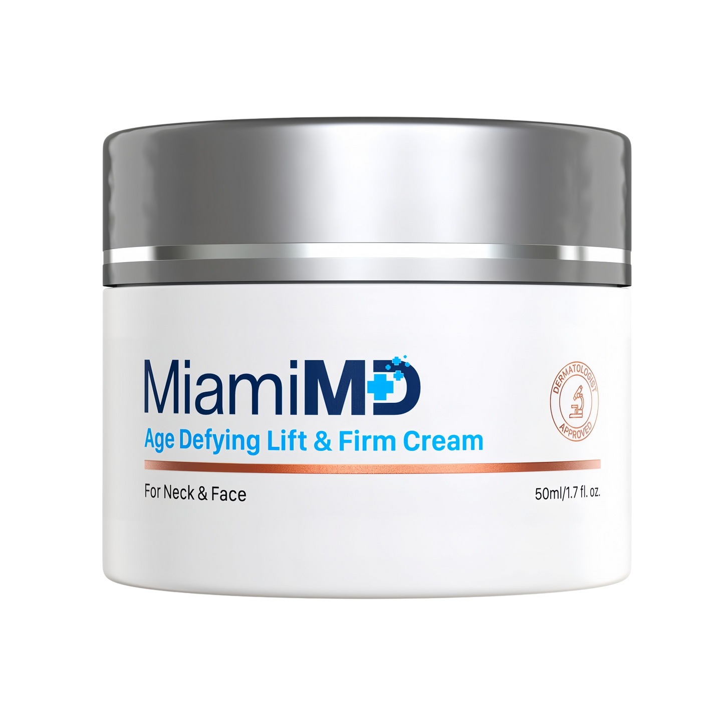 MiamiMD Age-Defying Lifting & Firming Face Cream for Women - Lift & Firm for Anti Aging, Wrinkle Reducer & Hydrating Moisturizer for Smooth, Radiant Skin, Tightening Cream for Face & Neck – 1.7oz